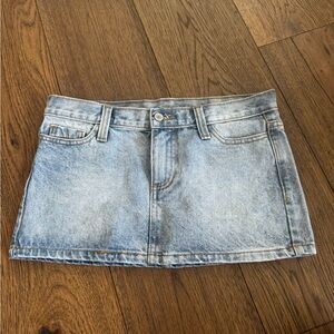 Jean Mini Skirt